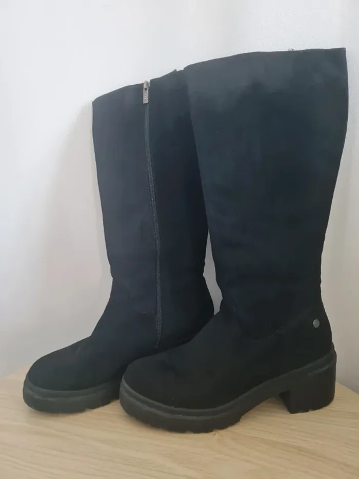 Botte noir effet daim Xti - photo numéro 2