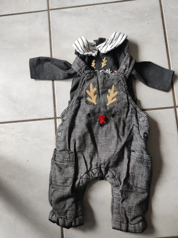 Ensemble salopette et body