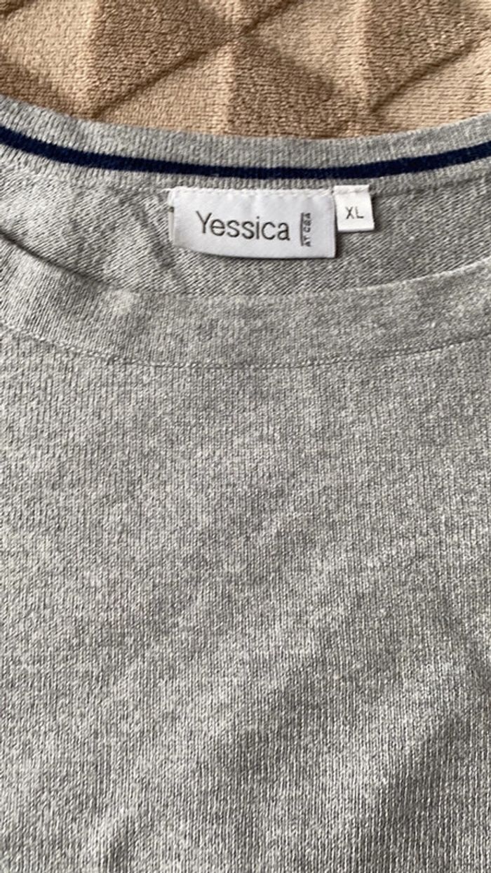 Pull fin gris - photo numéro 3