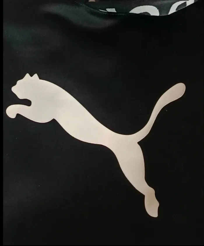 💎 sweat à capuche homme puma streetwear sport t L 40 noir et blanc état impeccable - photo numéro 3