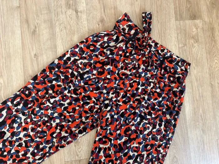 Les petites pantalon fluide, été imprimé taille M/38 multicolore - photo numéro 5