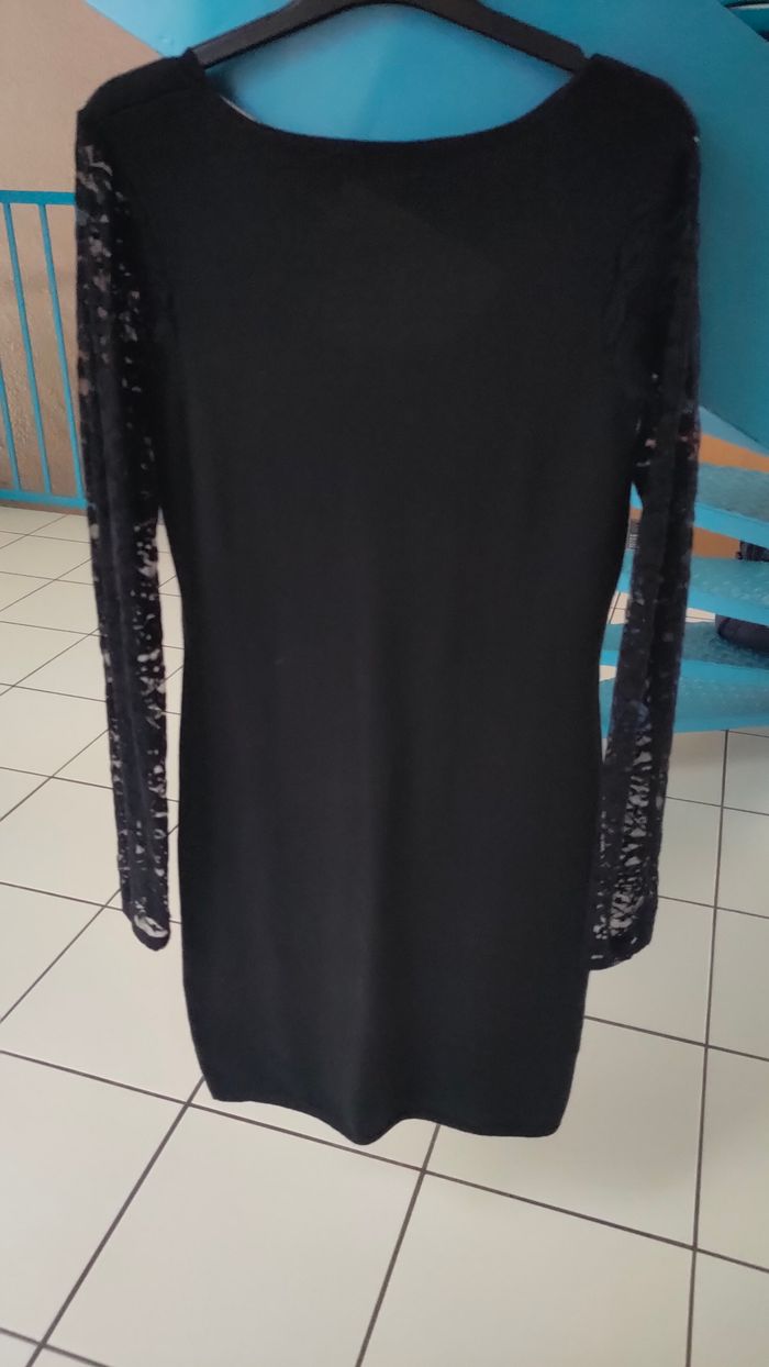 robe pull noire manche dentelle taille 36 La Redoute - photo numéro 2