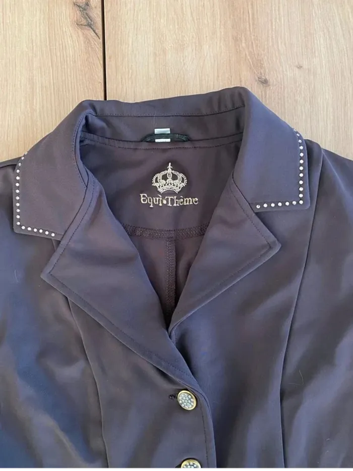Veste  de  concours Equi-Thème –  Taille 36  –  Très  bon état  – Logo  brodé - photo numéro 7