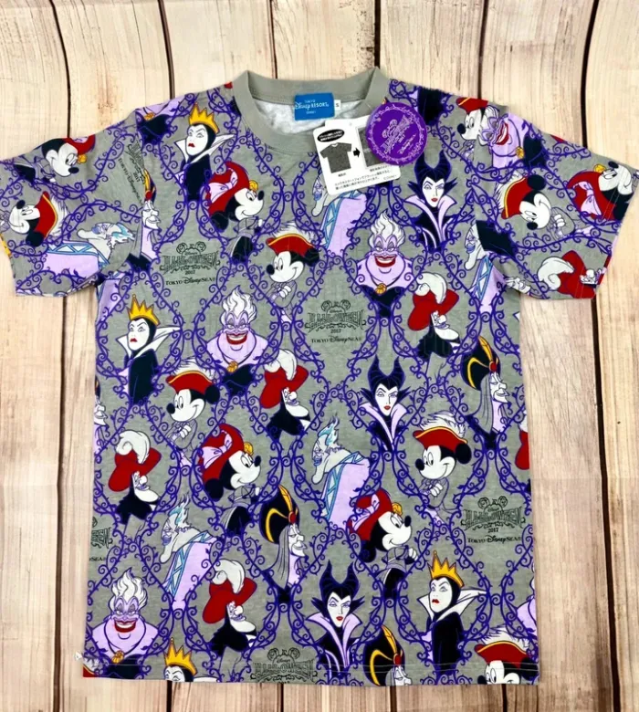 T-shirt Disney Halloween vilains Tokyo Disneyland unisexe