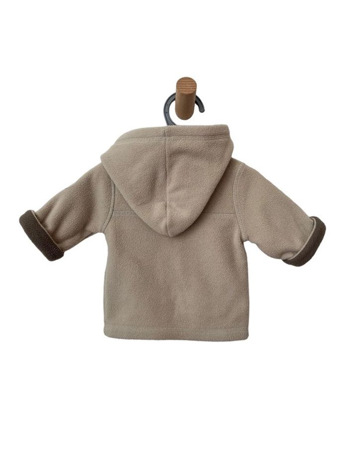 Veste polaire beige à capuche - Kitchoun 1 mois (54cm) - photo numéro 4