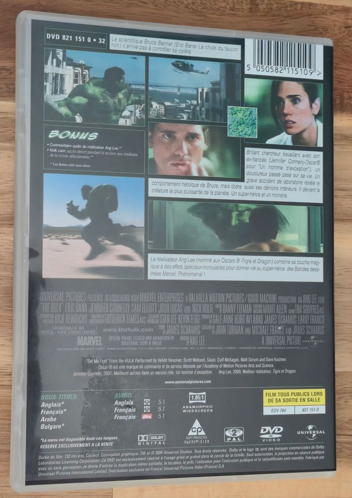Dvd Hulk - photo numéro 2