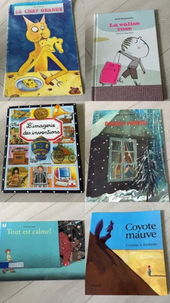 Lot de 6 livres enfants