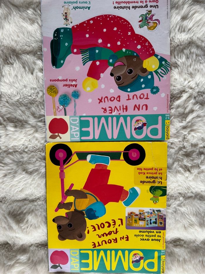 📚Lot 14 livres pomme d’api - édition bayard - 3-7 ans- état satisfaisant - photo numéro 4