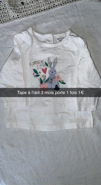 Haut manche longue tape à l’œil