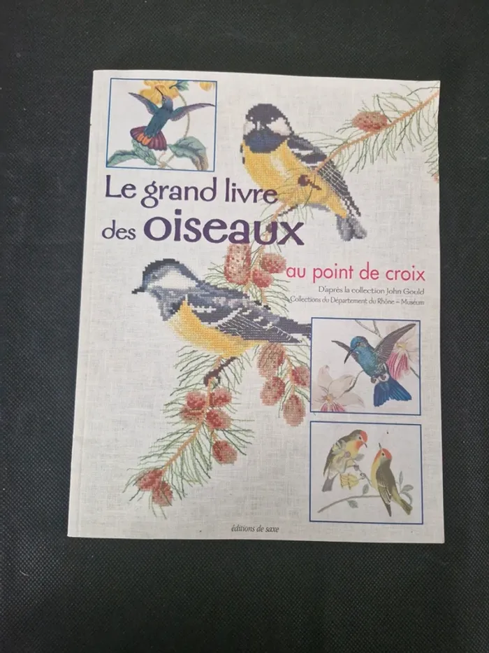 Le grand livre des oiseaux au point de croix - John Gould