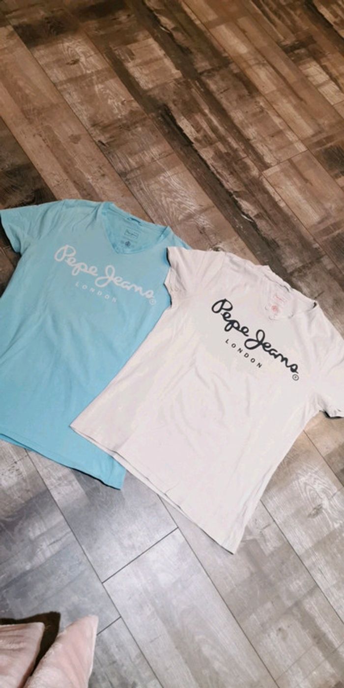 Lot pépé jeans tee shirt