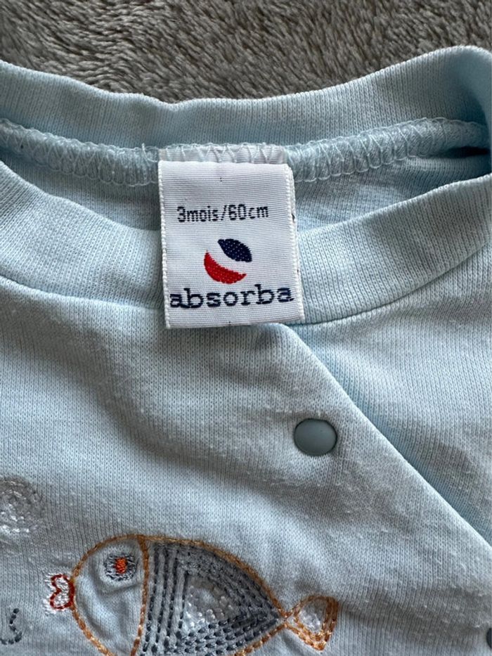 Pyjama léger - 3 mois - Absorba - photo numéro 3