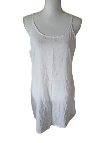 Chemise de nuit blanche L/XL