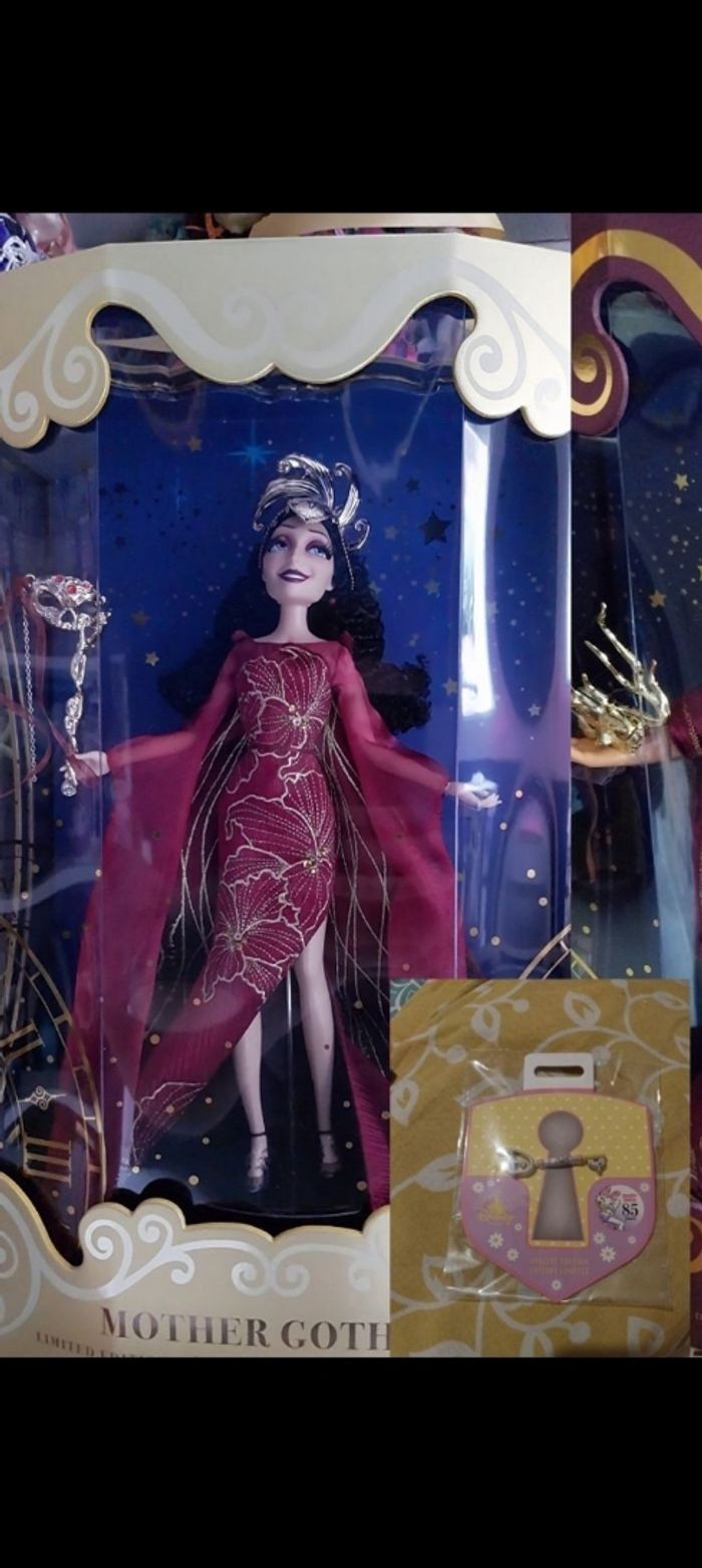 Poupées Gaston et Gothel Fashionably Late Midnight Masquerade Limited Designer Limitada - photo numéro 5