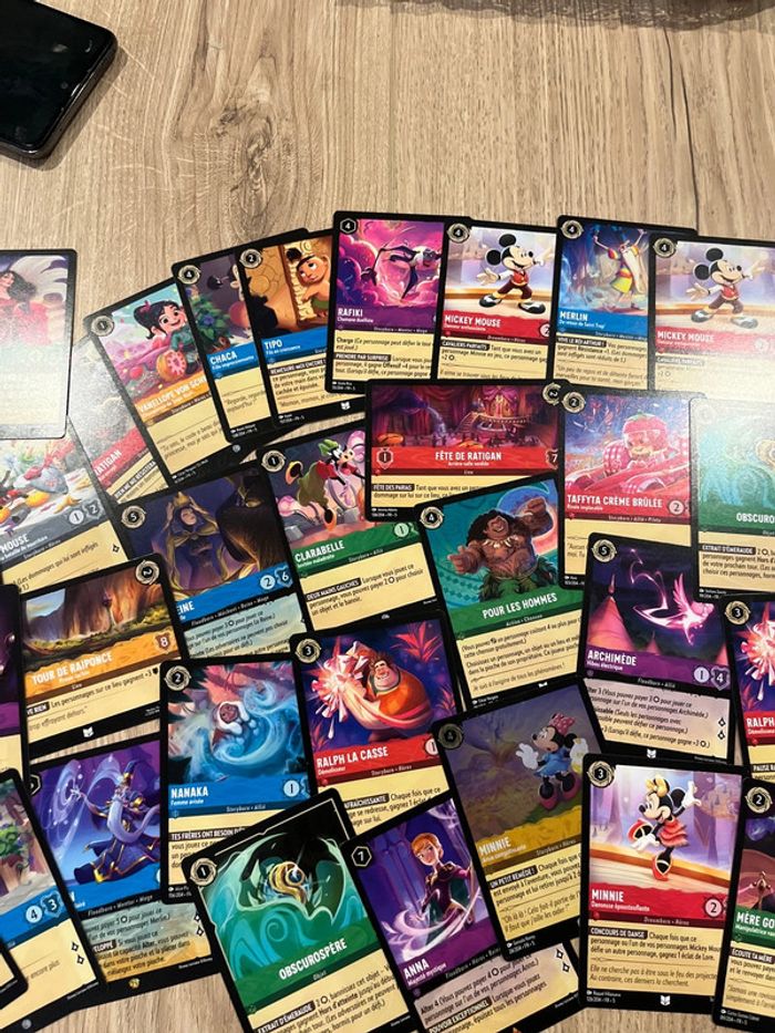 Super lot de 48 cartes Lorcana de Disney neuve - photo numéro 3