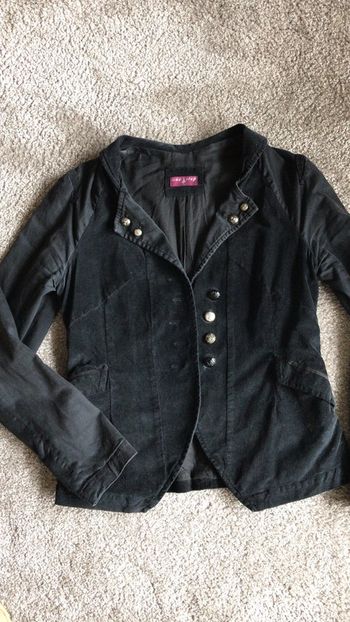 Veste velours noir one step 40