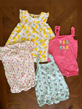 Lot été fille 18-24 mois