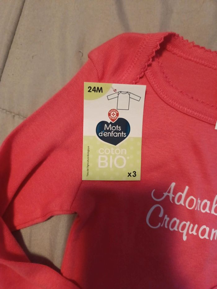 T-shirt taille 24 mois neuf - photo numéro 3