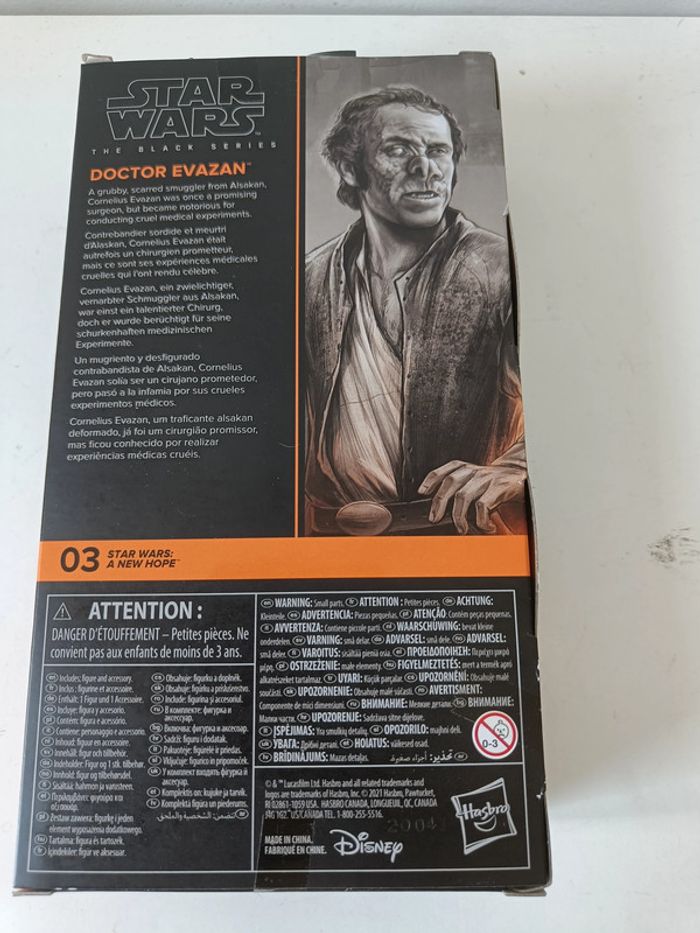 Star Wars 6" Black Series Doctor Evazan - photo numéro 3