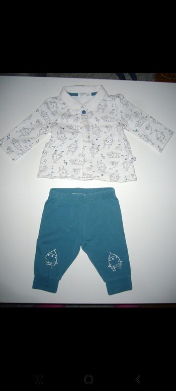 ensemble OBAÏBI garçon 1mois