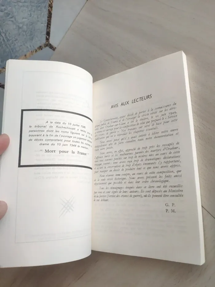 Livre Oradour sur glane vision épouvante Pauchou Masfrand - photo numéro 8