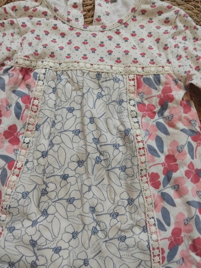 Blouse fleurs fille, 23 mois - photo numéro 2