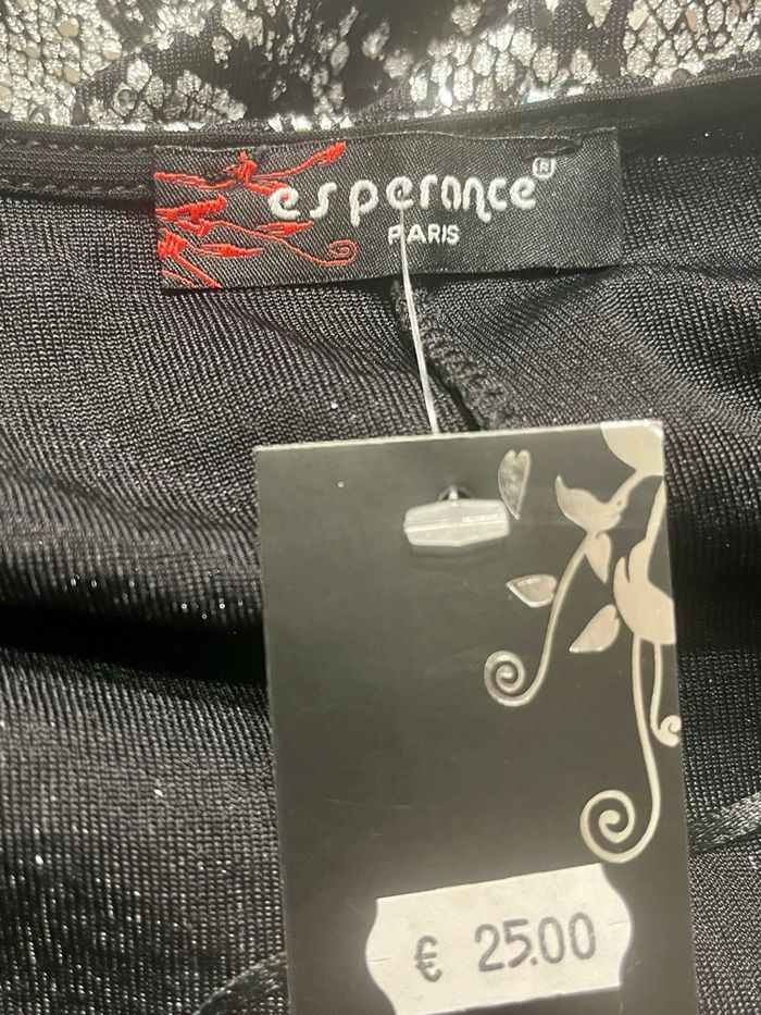 Robe fluide noir&argenté - photo numéro 6