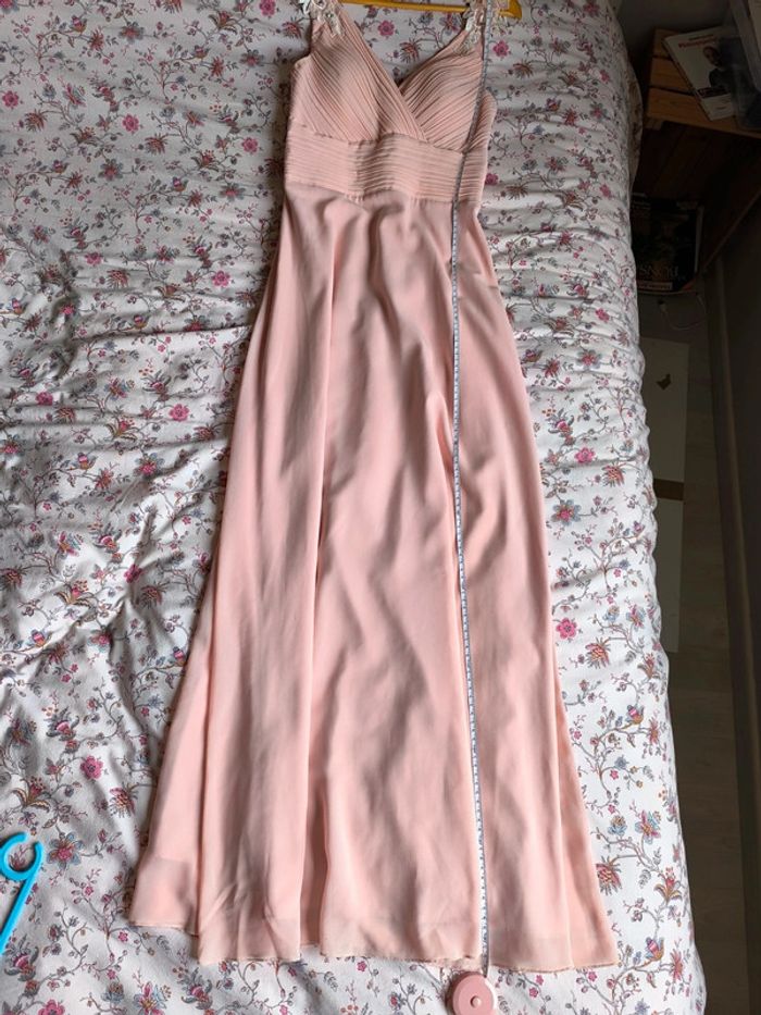 Très belle robe de cérémonie taille 38- 40 en très bon état - photo numéro 5