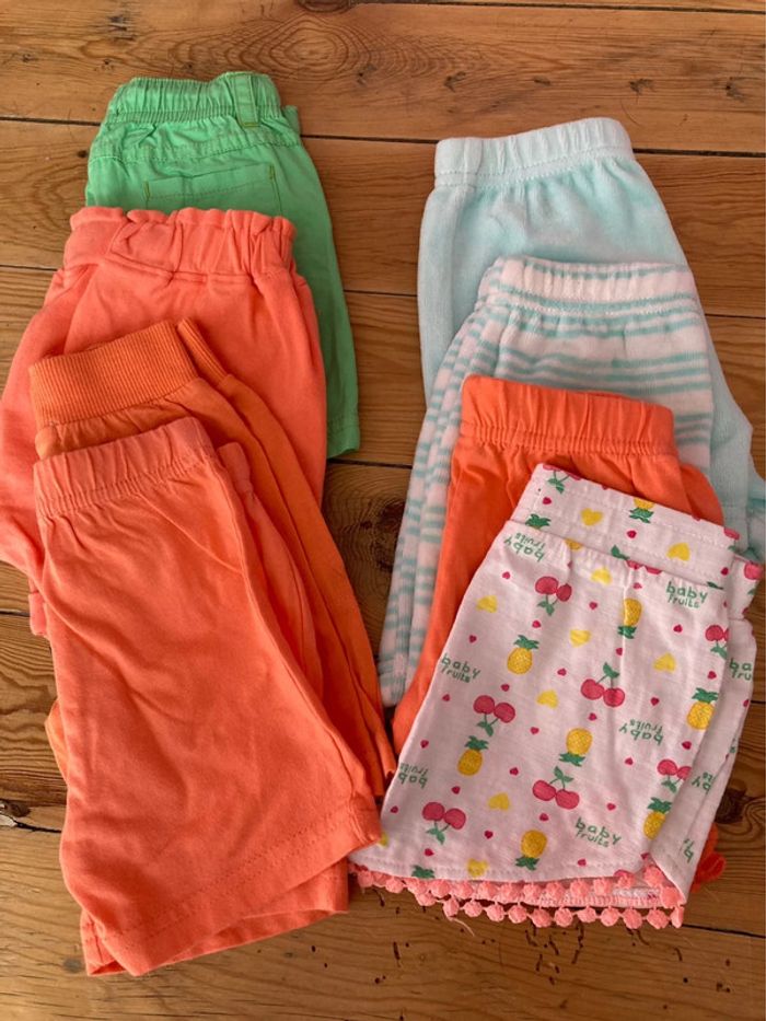 Lot de 8 shorts taille 68
