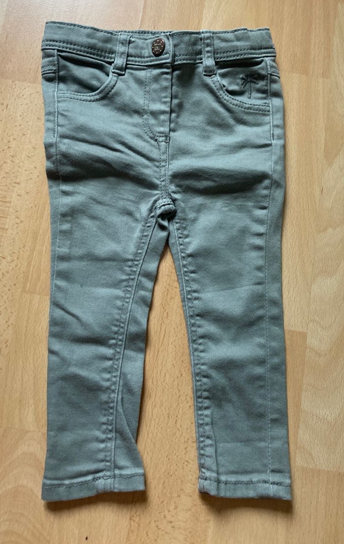 pantalon slim fille 12 mois