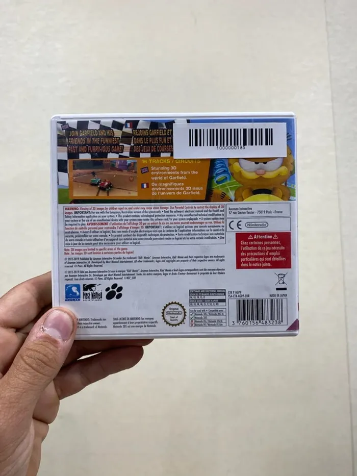 🏁 Jeu Nintendo 3DS – Garfield Kart (version PAL FRA) complet – Très Bon État - photo numéro 2