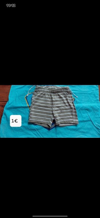 Short garçon 12 mois