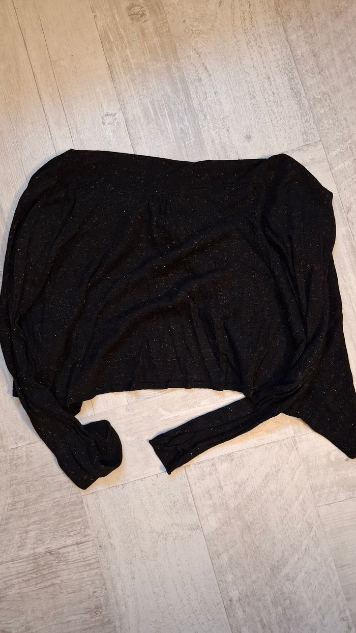 Gilet court paillettes - photo numéro 5