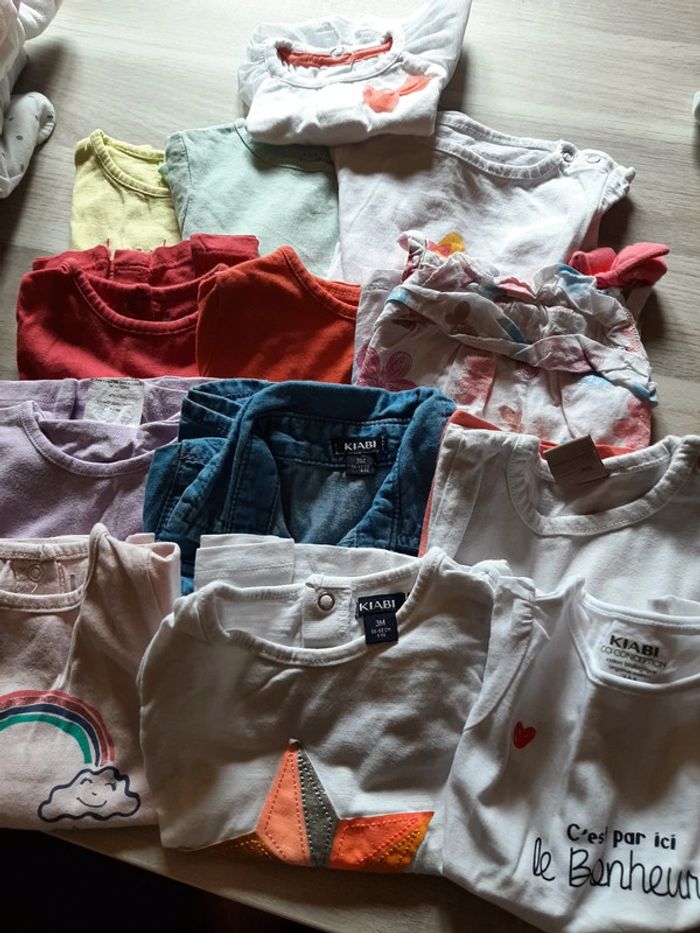 Lot t-shirts 3mois