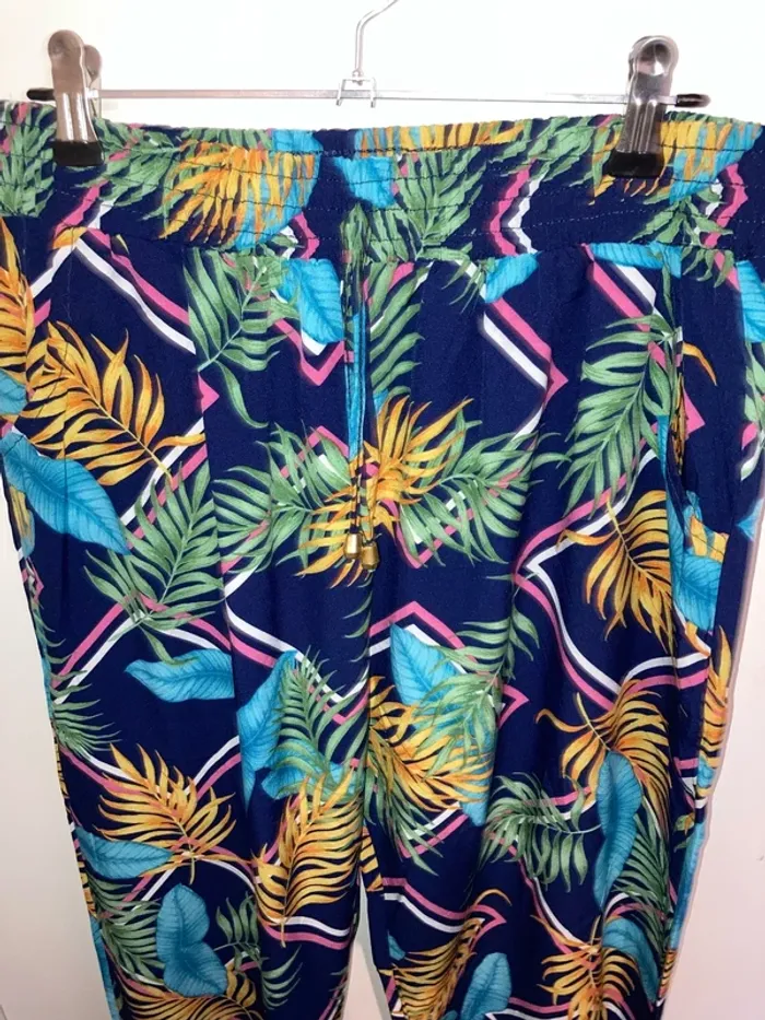 Pantalon fluide motif estival - photo numéro 2