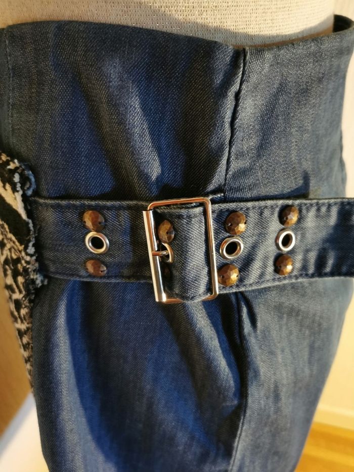 Jupe en jean fantaisie Desigual - photo numéro 6