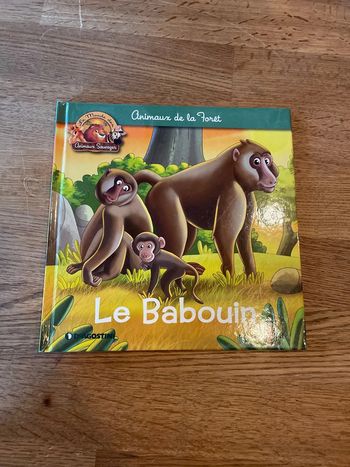 Livre Altaya Le monde des animaux Sauvages Animaux de la forêt Le Babouin