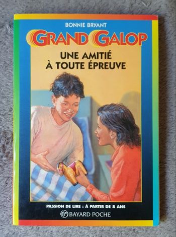 Roman Jeunesse, poche "Une Amitié à toute épreuve" - Coll. Grand Galop (Dès 8 ans) / Bayard