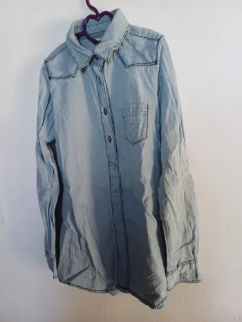 Chemise en jean Vertbaudet 10 ans