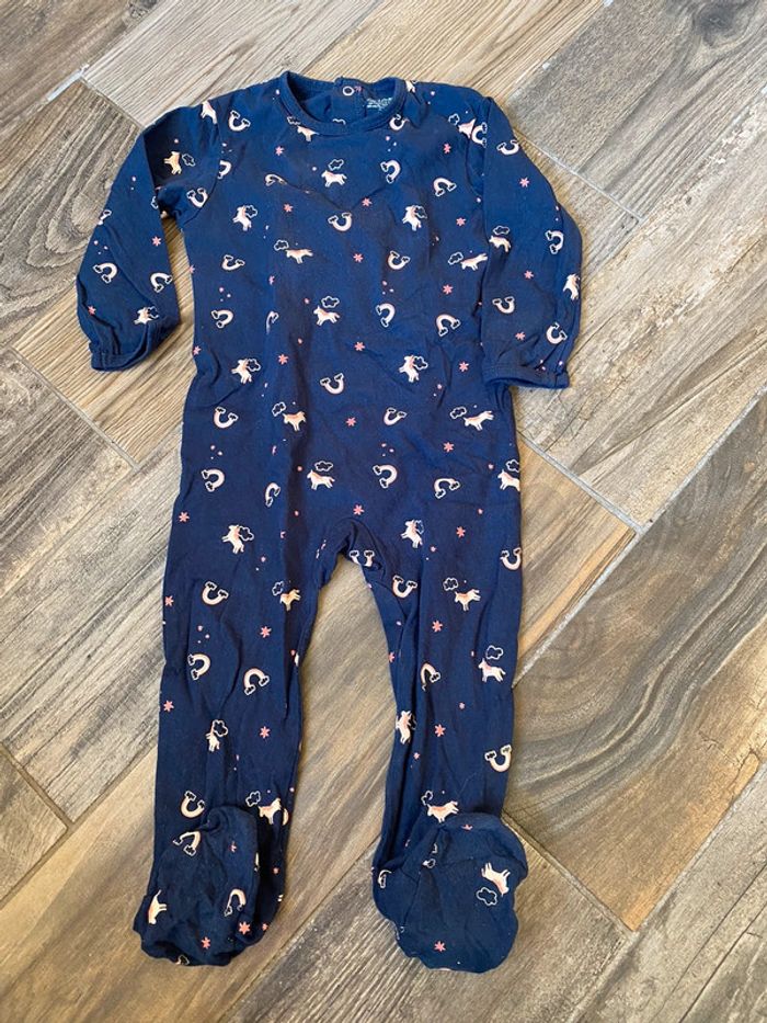 Pyjama licorne fille 24 mois