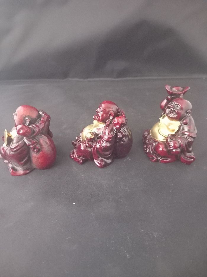 3 petites statuettes de Bouddha - photo numéro 7