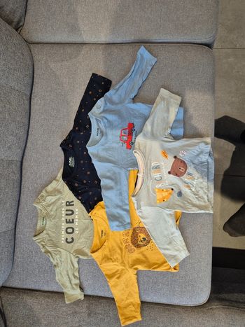 Lot tee shirt manche longue