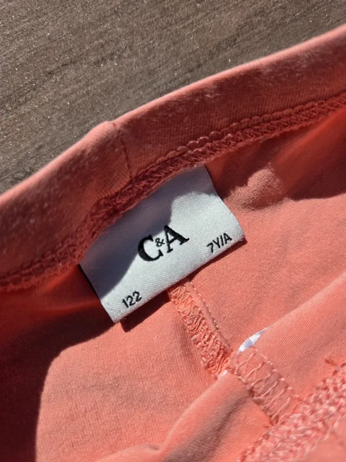 Lot 2 legging 3/4 taille 7-8 0ans - photo numéro 4