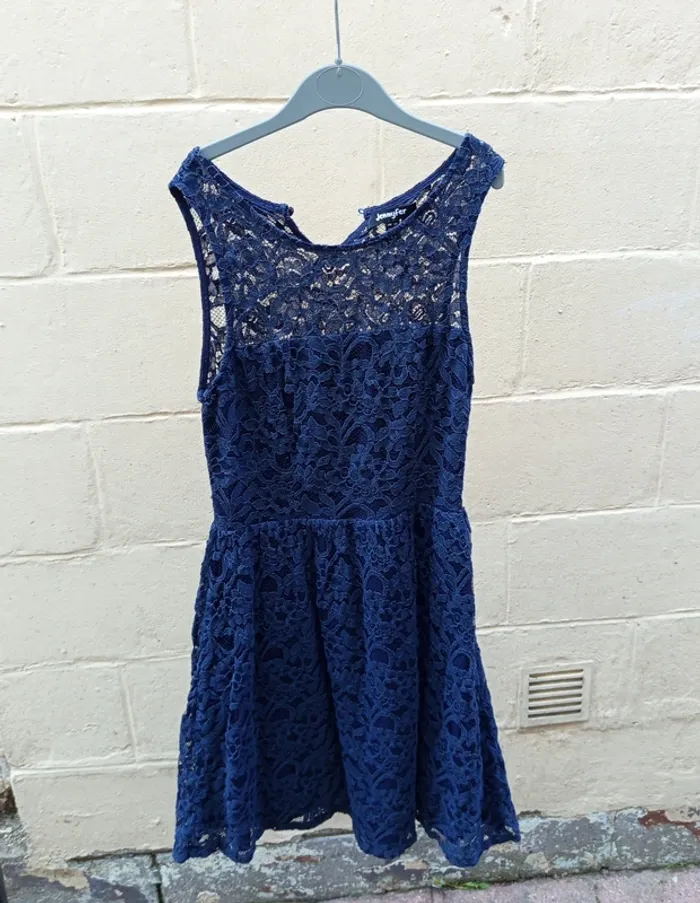 Robe bleu marine Jennyfer t34