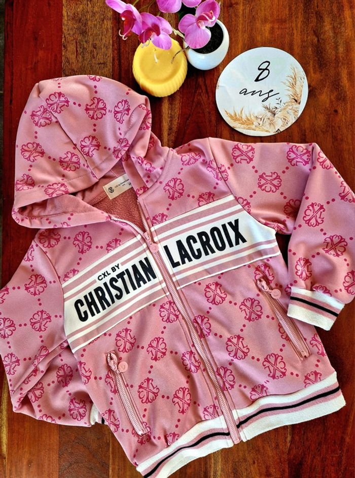 Veste zippée à capuche Christian Lacroix
