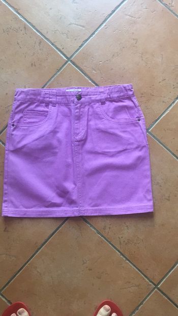 Jupe mauve neuve T14 ans Lisa Rose