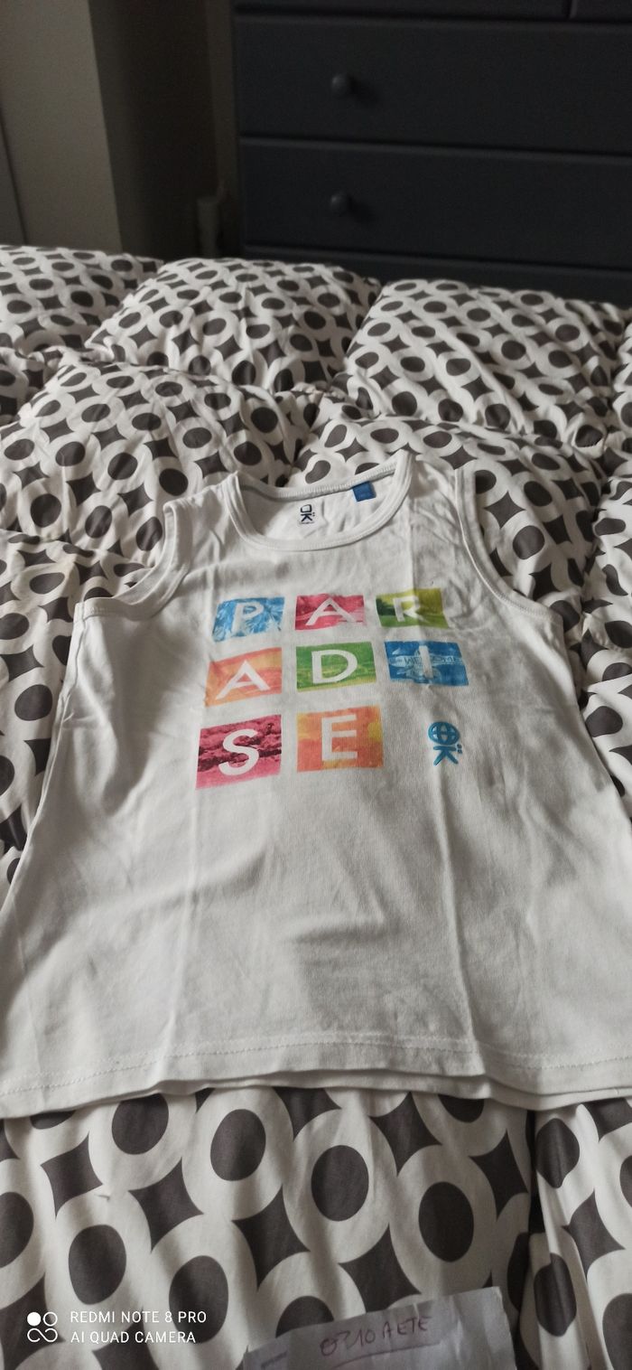 Lot de 2 débardeurs okaidi 10 ans