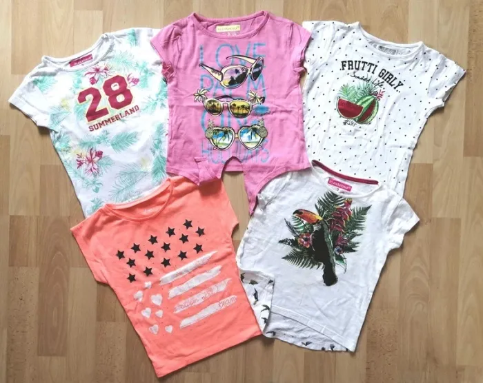 Lot de 6 t-shirts fille 3 ans