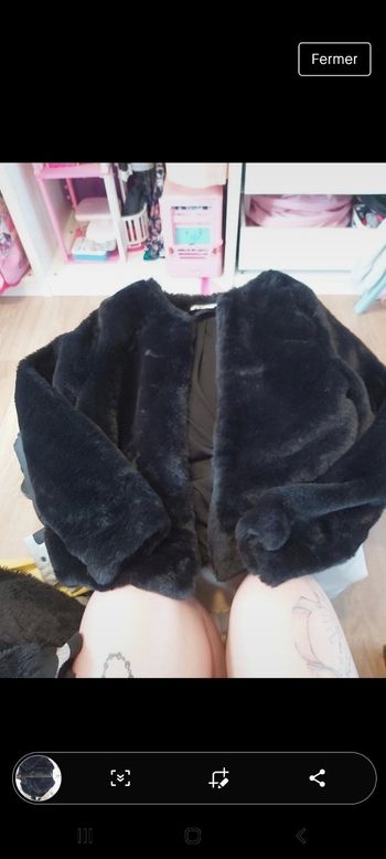 Veste en fausse fourrure h&m taille 12 ans 152cm