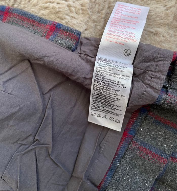 Jupe Vertbaudet Jupe à Carreaux gris fille taille 3 ans Vertbaudet - photo numéro 9